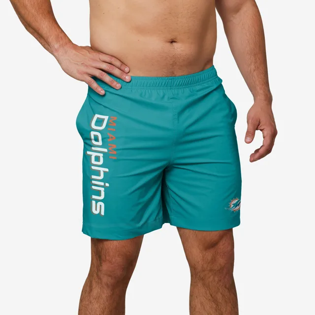Miami Dolphins Maillot de bain traditionnel avec mot-symbole solide