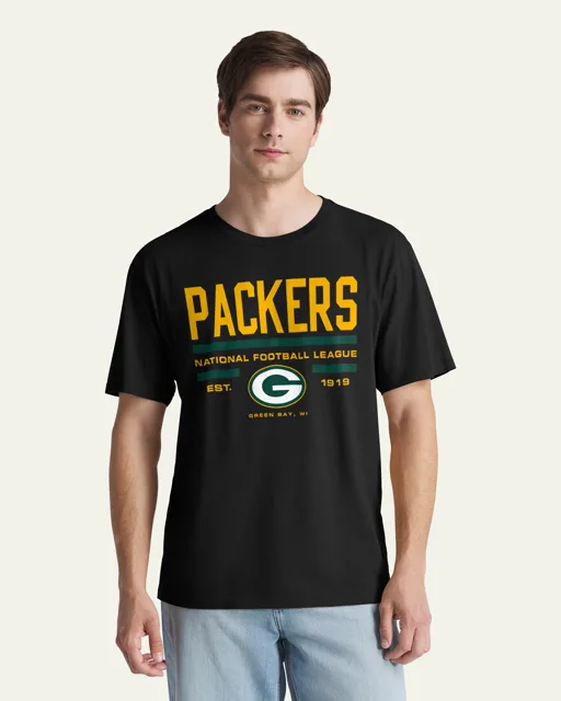 Green Bay Packers STACK BLOCK '47 T-SHIRT QUOTIDIEN