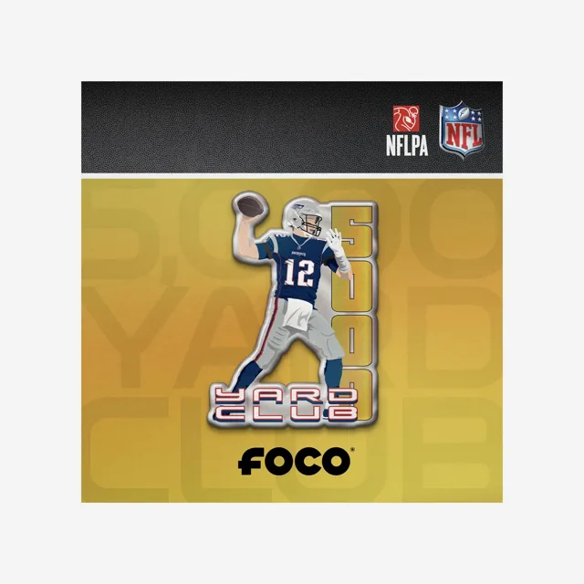 Tom Brady New England Patriots 5000 verges par la passe Badge