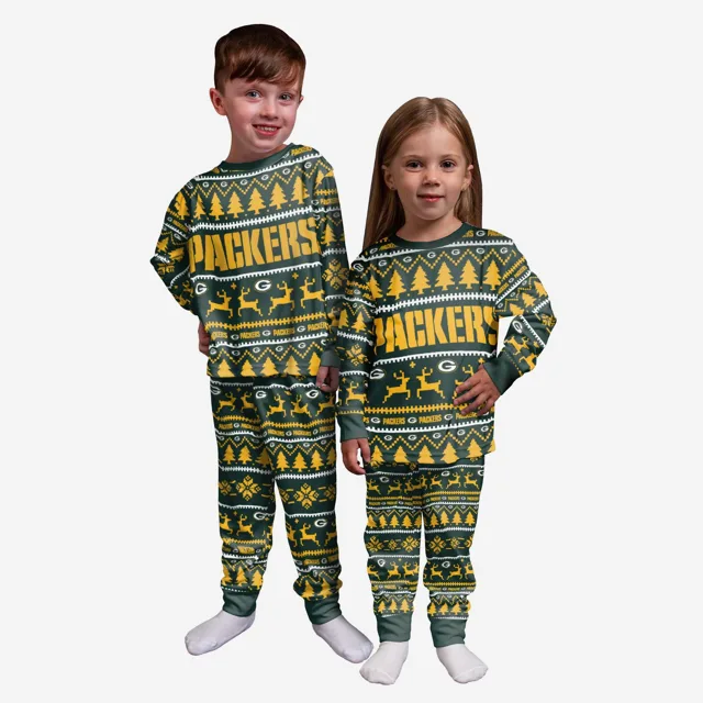 Green Bay Packers Pyjama de vacances en famille pour tout-petits