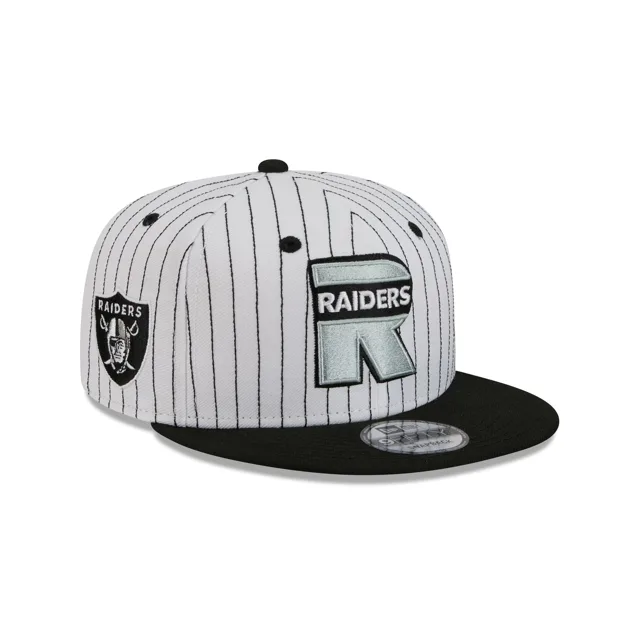 Las Vegas Raiders Deceptor Pinstripe 9FIFTY Casquette Snapback