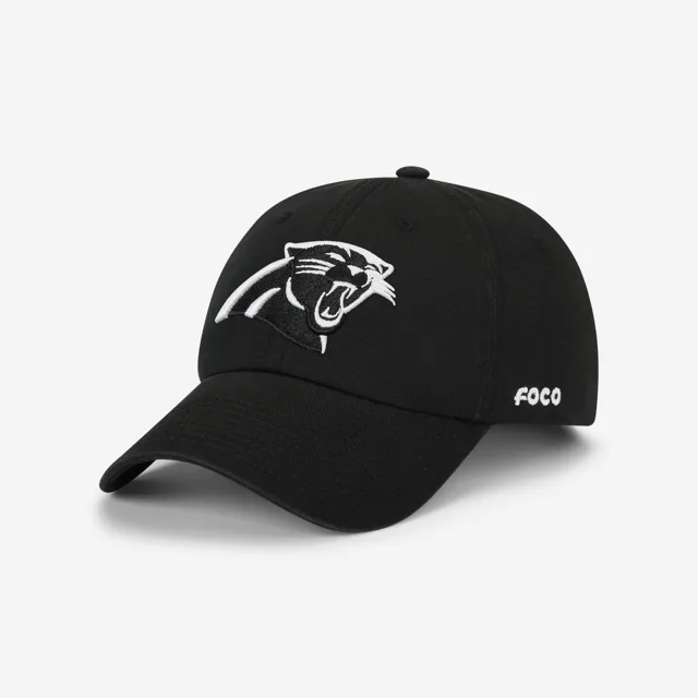 Casquette décontractée noire et blanche Carolina Panthers