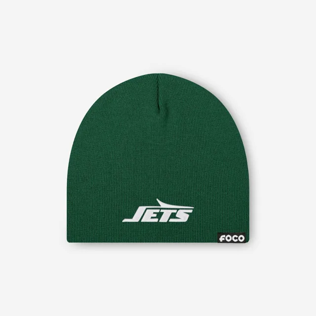 Bonnet tête de mort basique avec logo principal New York Jets