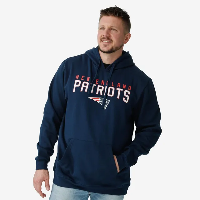 Sweat à capuche uni New England Patriots