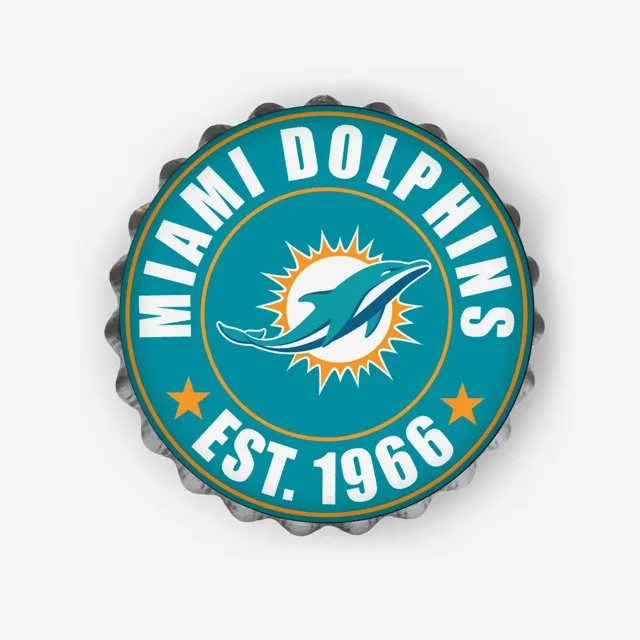 Panneau mural Miami Dolphins pour bouchon de bouteille