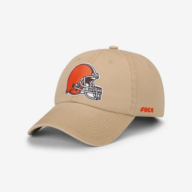 Cleveland Browns Casquette décontractée kaki avec logo principal