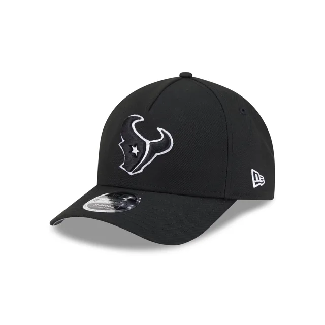 Houston Texans Casquette Snapback 9FORTY M-Crown A-Frame noire et blanche