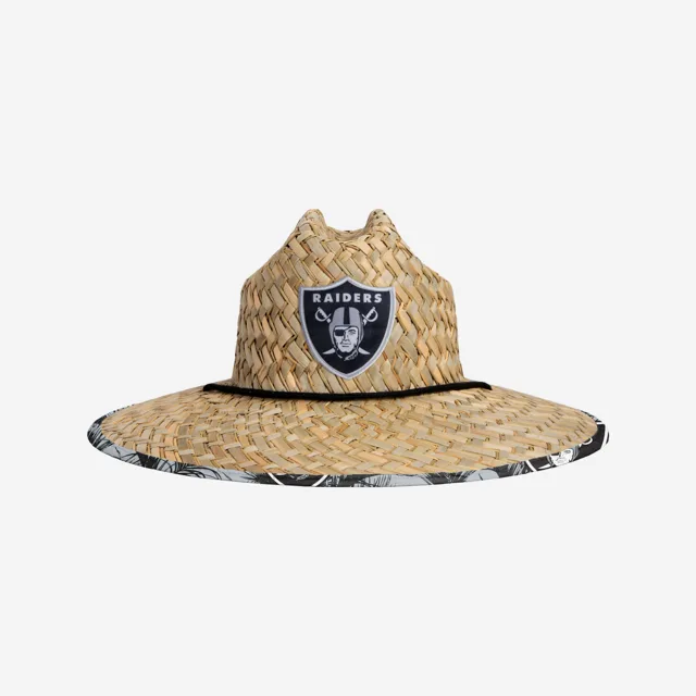 Chapeau de Paille Floral Las Vegas Raiders
