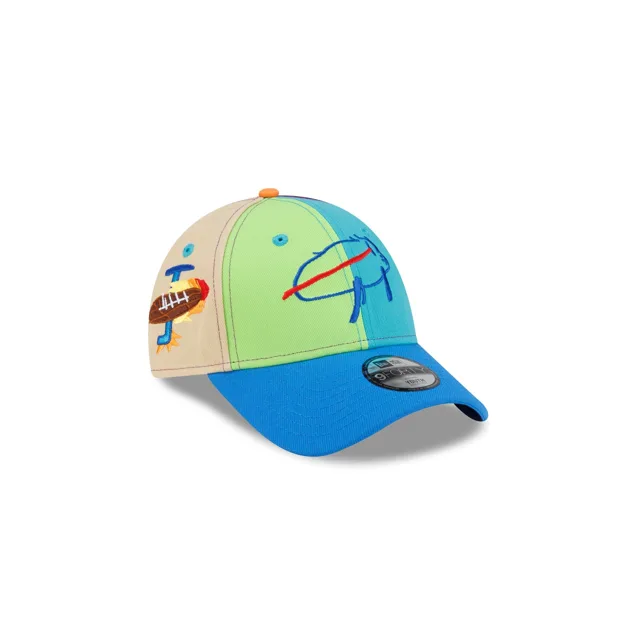 Buffalo Bills Billustration par Jack Casquette 9FORTY Snapback pour enfants