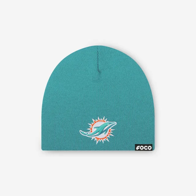Bonnet tête de mort basique avec logo principal Miami Dolphins