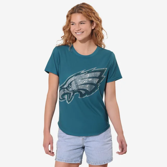 Philadelphia Eagles Haut tunique strass