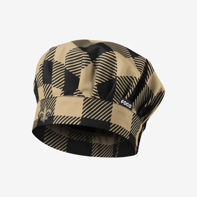 New Orleans Saints Toque de chef à carreaux