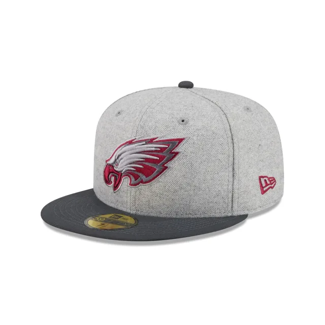 Philadelphia Eagles Chapeau ajusté 59FIFTY gris à chevrons