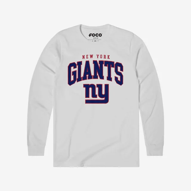 New York Giants T-shirt à manches longues avec logo classique
