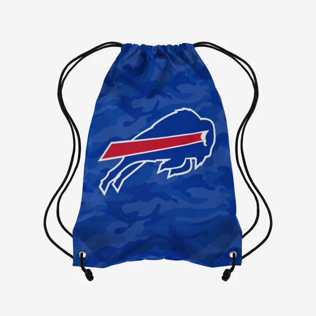 Buffalo Bills Sac à dos à cordon camouflage avec grand logo