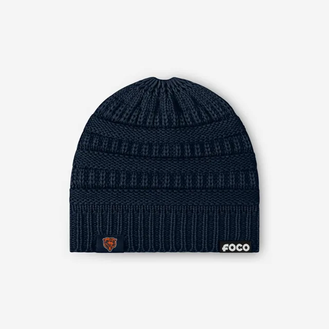 Chicago Bears Bonnet queue de cheval solide pour femme