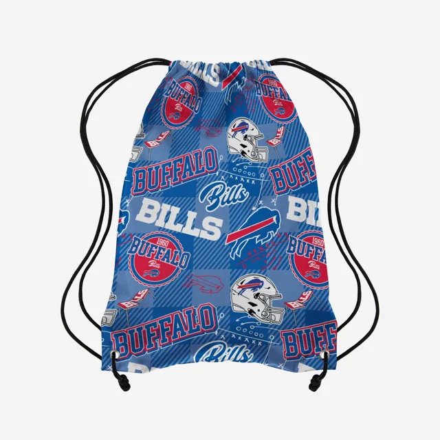 Buffalo Bills Sac à dos à cordon imprimé à répétition thématique