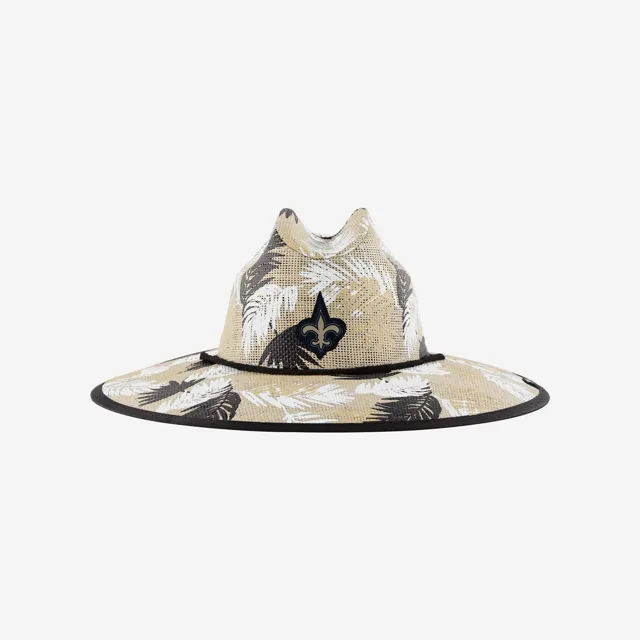 New Orleans Saints Chapeau de Paille Imprimé Floral