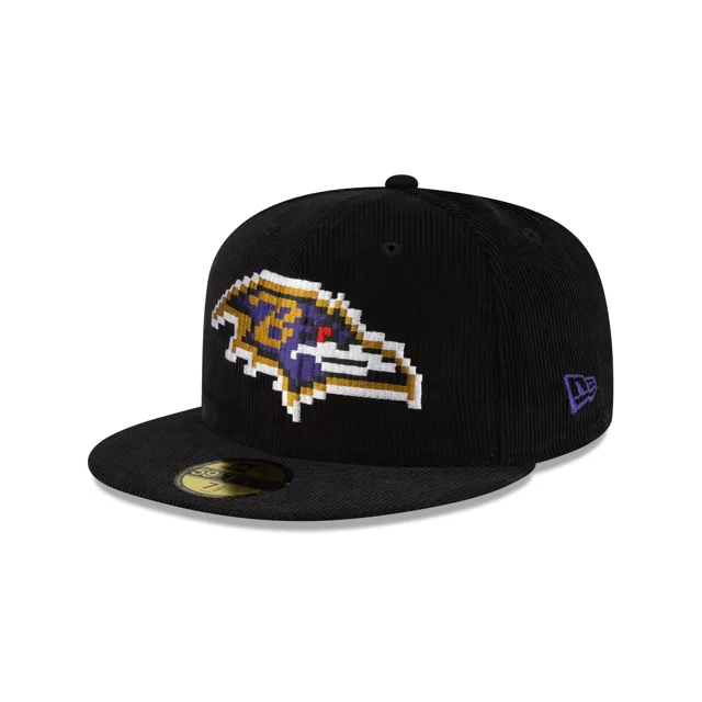 Just Caps NFL Pixelated Baltimore Ravens 59FIFTY Casquette ajustée