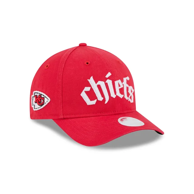 Kansas City Chiefs Gothic Font Casquette Snapback 9FORTY M-Crown pour femmes