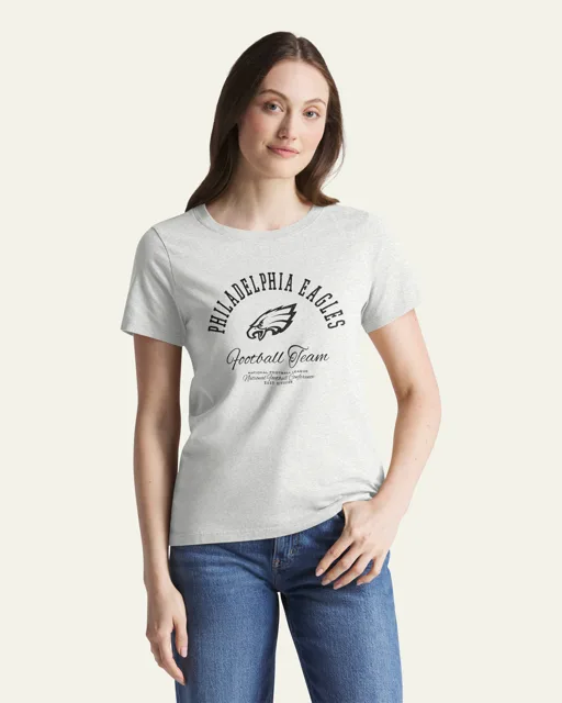 Philadelphia Eagles ARCBALL '47 T-SHIRT DE TOUS LES JOURS POUR FEMMES