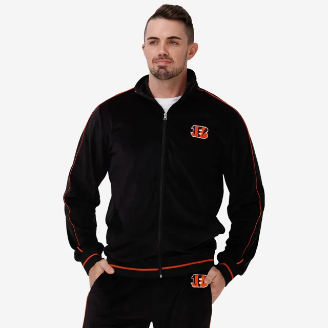 Cincinnati Bengals Haut zippé en velours