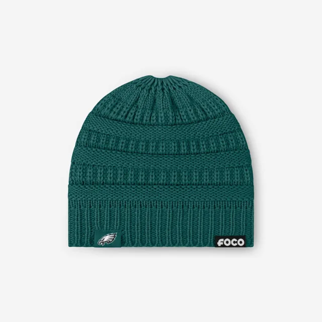 Philadelphia Eagles Bonnet queue de cheval solide pour femme