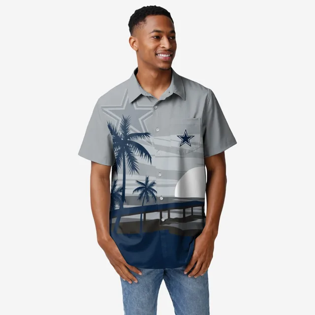 Dallas Cowboys Chemise boutonnée coucher de soleil tropical