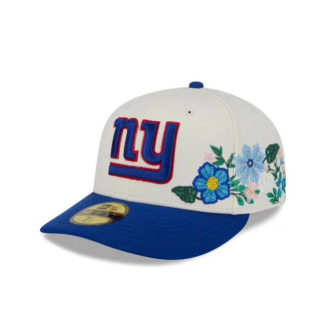 New York Giants Chapeau ajusté 59FIFTY blanc à fleurs tonales