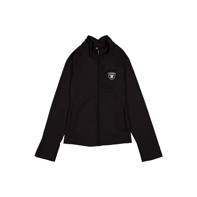 Veste de sport entièrement zippée Las Vegas Raiders pour femme