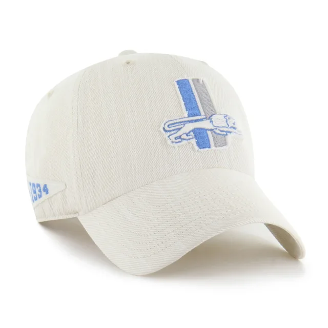 Detroit Lions HISTORIQUE SLUB TWILL '47 NETTOYAGE