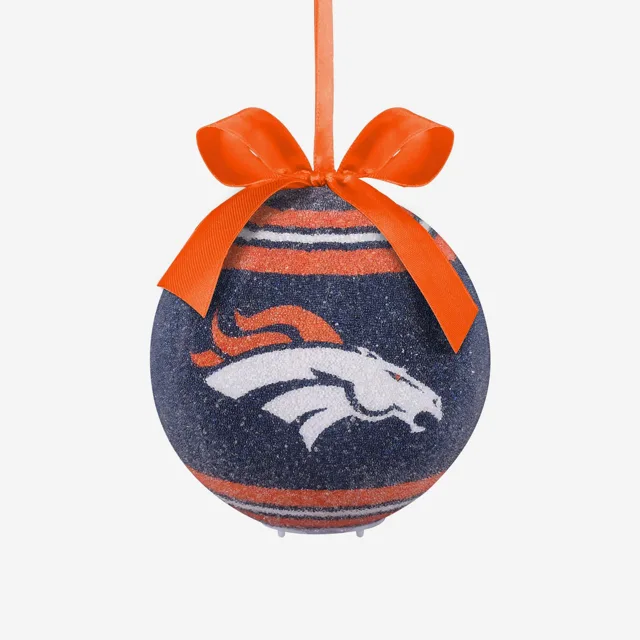 Denver Broncos Ornement boule incassable à LED