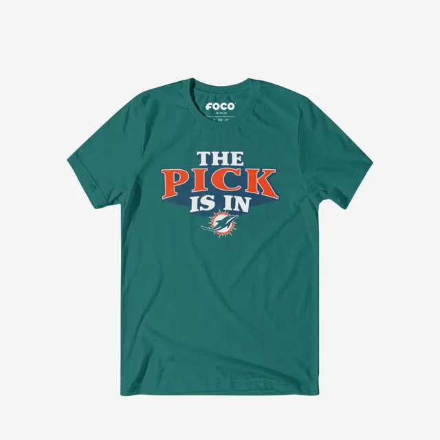 Le choix Miami Dolphins est en t-shirt