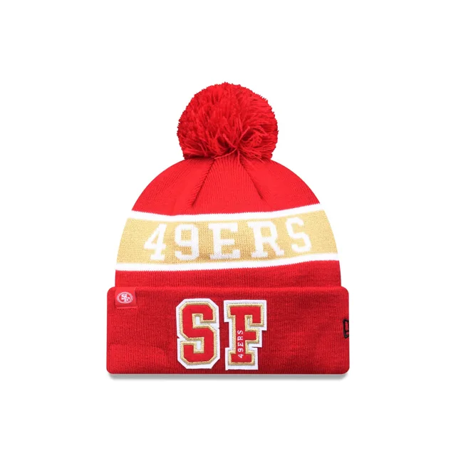 San Francisco 49ers 2026 Melbourne Game Pom Bonnet tricoté
