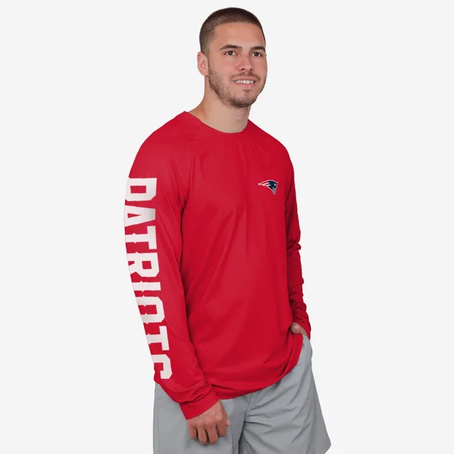 Maillot de bain à manches longues New England Patriots Rash Guard