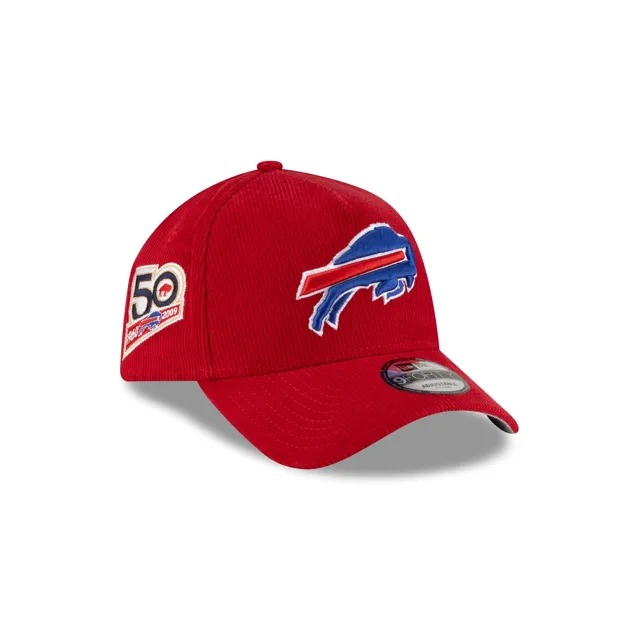 Buffalo Bills Casquette Snapback en velours côtelé rouge 9FORTY A-Frame