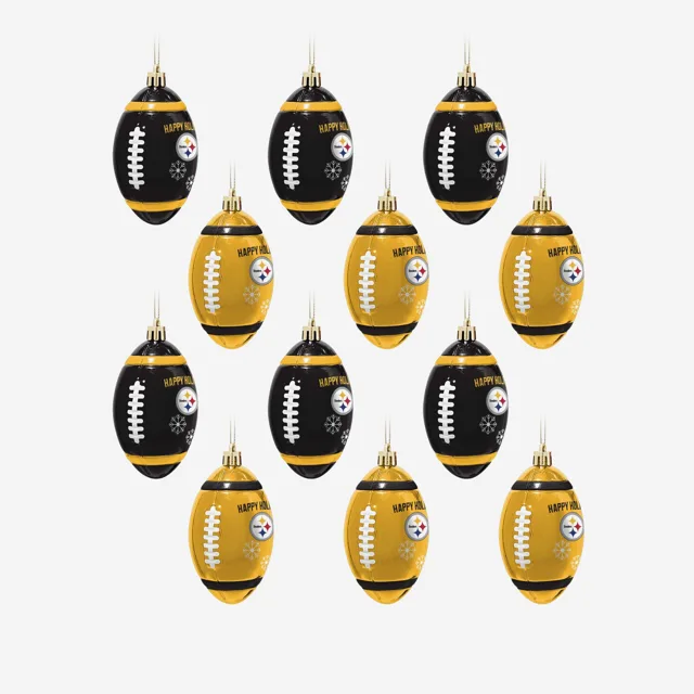 Pittsburgh Steelers Lot de 12 décorations de football