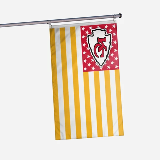 Kansas City Chiefs Drapeau horizontal des étoiles américaines