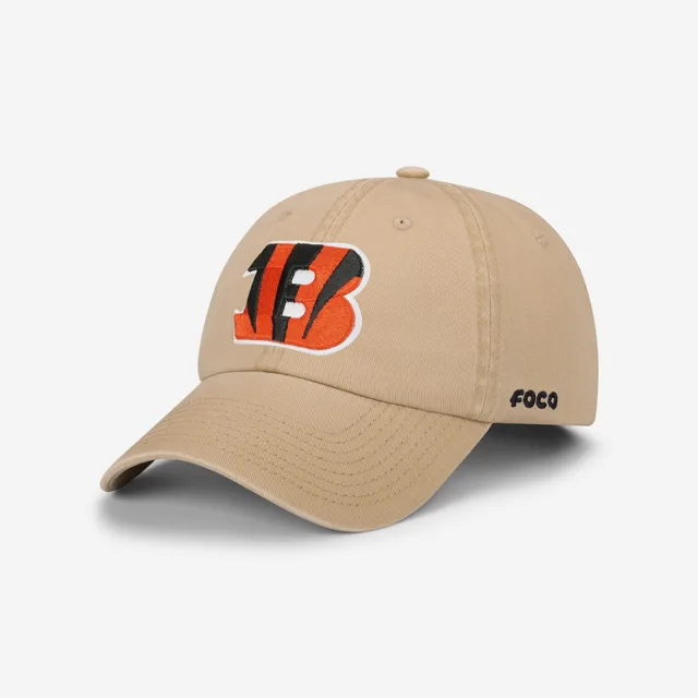 Cincinnati Bengals Casquette décontractée kaki avec logo principal