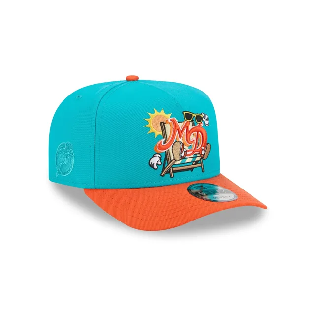 Chapeau Snapback Miami Dolphins Cartoon 9FIFTY A-Frame