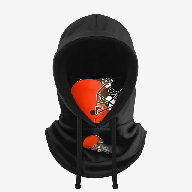 Cleveland Browns Guêtre à capuche noire avec cordon de serrage