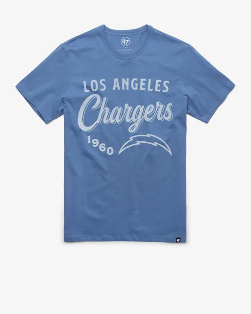 Los Angeles Chargers SCRIPT '47 FRANKLIN TEE