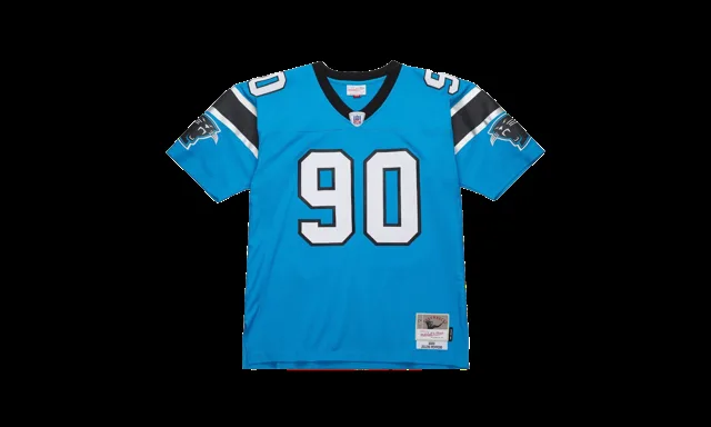 NFL ALTERNATE BLUE JERSEY PANTHERS 2003 JULIUS PEPPERS "PANTHERS" JY9405 CPABLUE