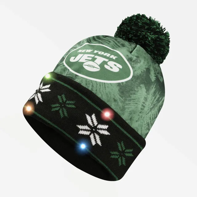Bonnet lumineux New York Jets avec grand logo