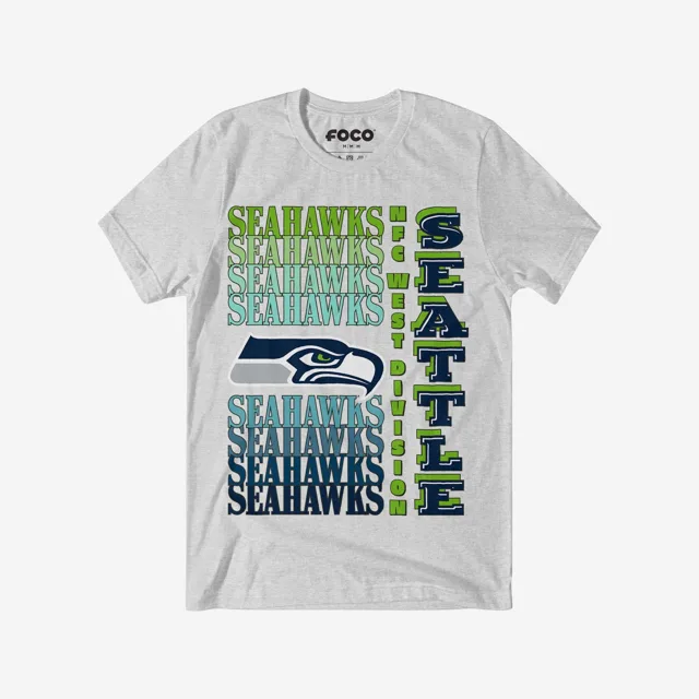 Seattle Seahawks T-shirt avec mot-symbole dégradé