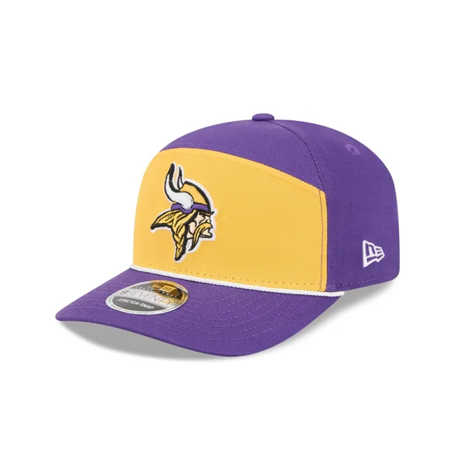 Minnesota Vikings Chapeau extensible à panneau divisé 9SEVENTY