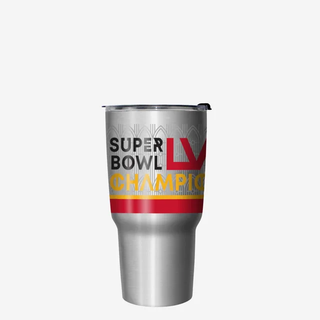 Kansas City Chiefs Super Bowl LVIII Champions Argent Gobelet en acier inoxydable de 27 oz