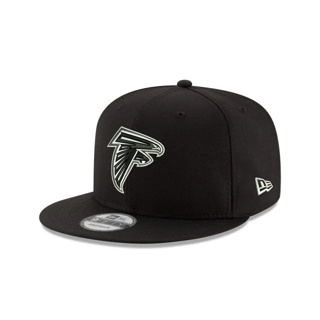 Atlanta Falcons Casquette Snapback 9FIFTY noire et blanche