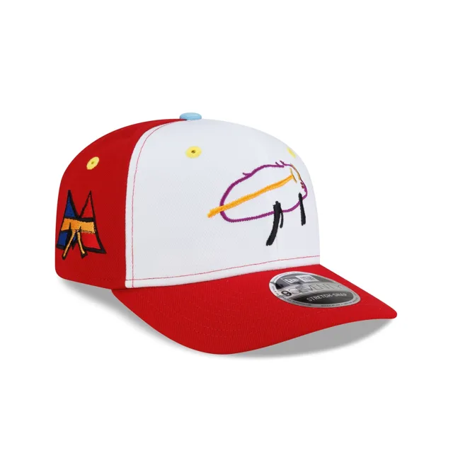 Buffalo Bills Billustration par Mason 9SEVENTY Stretch-Snap Hat