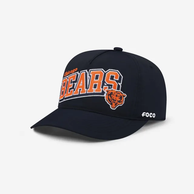 Chicago Bears Casquette RF Poly Marquee ondulée